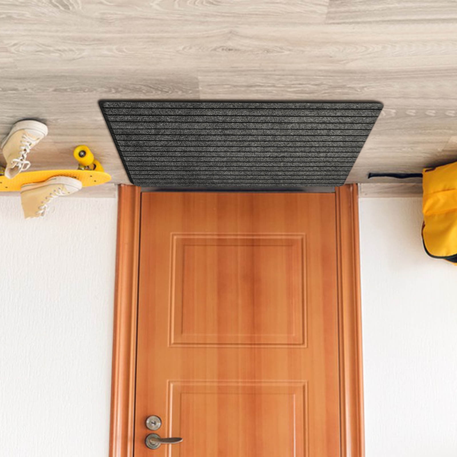 Absorbent Door Mat Durable Stylish Easy to Clean for Living Room Kitchen Entryway Gray, 40 × 24 Inch — image 2
