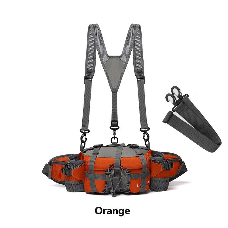 Bicycle Bag Cycling Bag Waist Chest Bag Bike Accessories High-Quality Bag - Orange - Size Regular — image 4