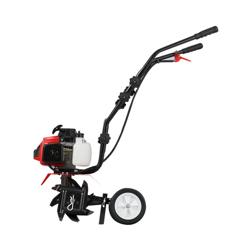 Giantz 63CC Tiller Garden Cultivator Rototiller 4 Blades Soil Plower Rotary Hoe — image 3
