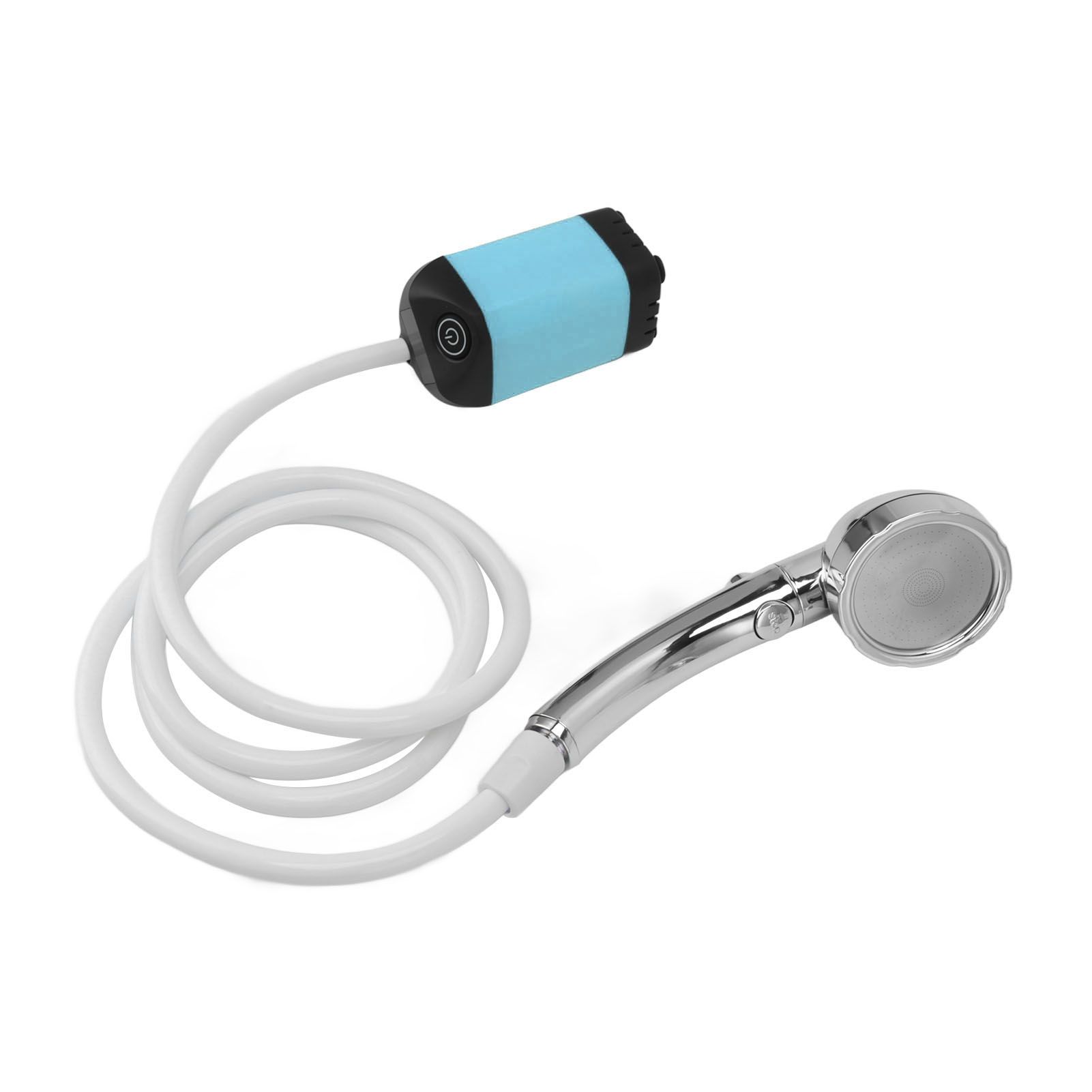 Portable Shower Camping Shower 3 Gears Adjustable Outdoor Camp Shower Pump Electric Rechargeable Portable Camping Shower Blue โ image 2