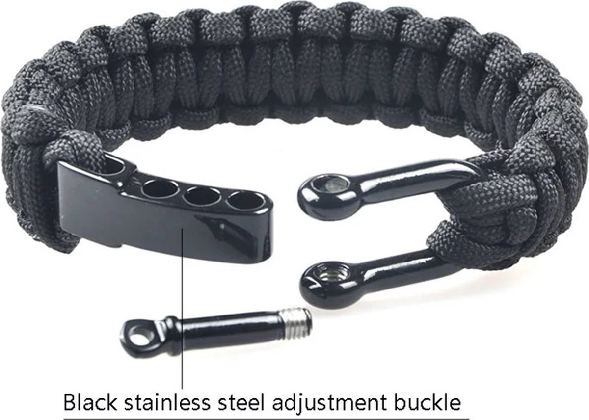 Paracord Survival Bracelet I Extra Strong I Brown — image 4