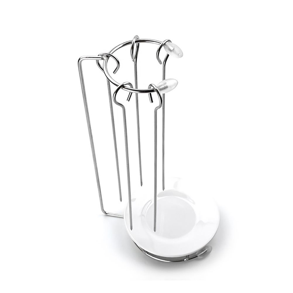 Stainless Steel Barbecue Skewers with Rack Grilling Needle and Holder Set Reusable Barbecue Tools — image 2