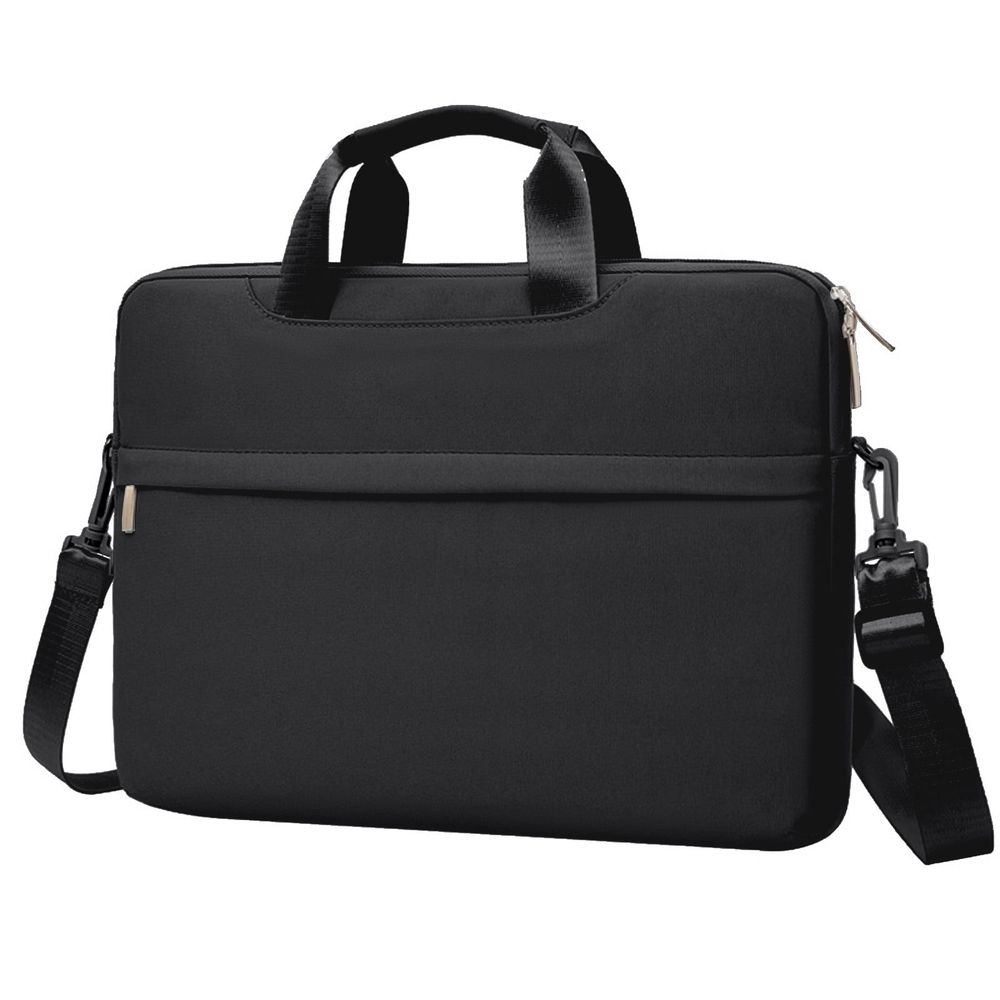 Premium Water-Resistant Laptop Messenger Bag with Shockproof Interior, Adjustable Shoulder Strap, Trolley Sleeve, and Multiple Storage Pockets