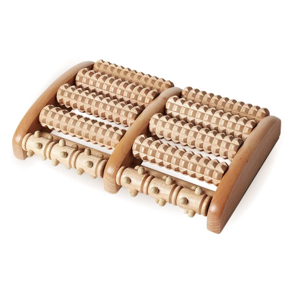 Foot Massager for Plantar Fasciitis Relief, Wooden Foot Roller Massage Tool for Foot Pain Relief, Neuropathy