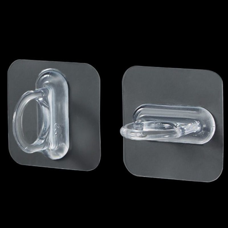 2 Pcs Spray Bottle Hangers, Wall Mounted Adhesive Spray Bottle Holders Multi Functional Shower Curtain Rod Holder — image 2