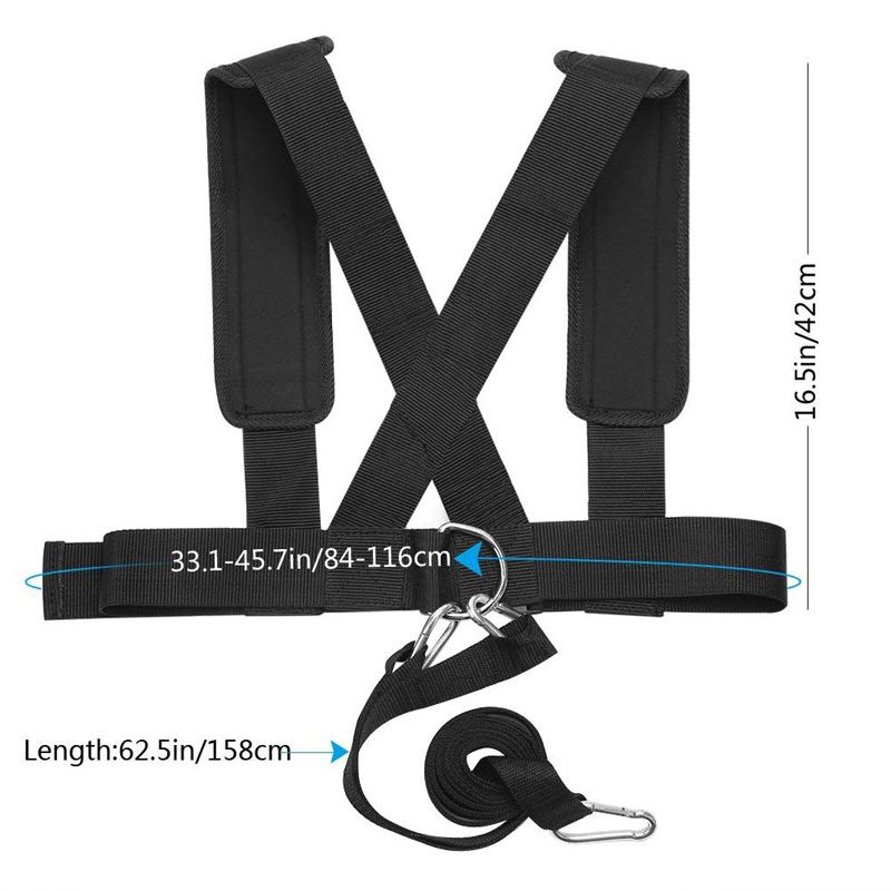 Sled Harness Workout Resistance and Assistance Trainer Physical Training Resistance Rope Kit Improving Speed, Stamina โ image 3