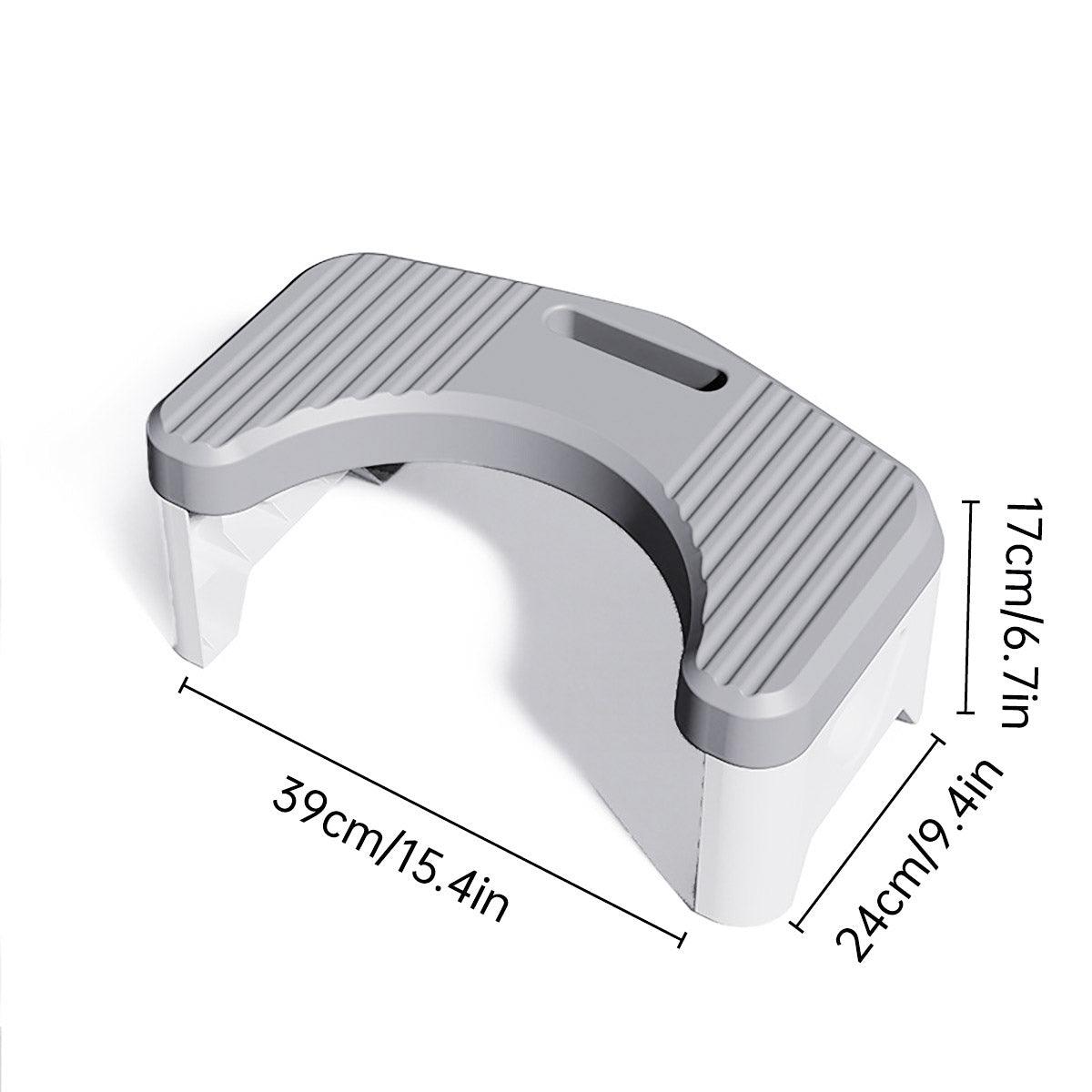 Thickened Toilet Squatting Stool Bathroom Footstool Household Restroom Pad - Blue — image 2
