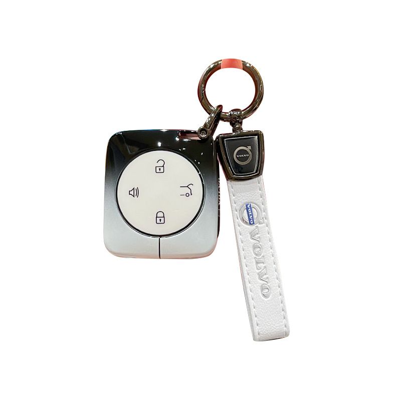 Fragrant Car Island Volvo Key Case Metal Shell Standard Option d: gradient black & white single case โ image 6