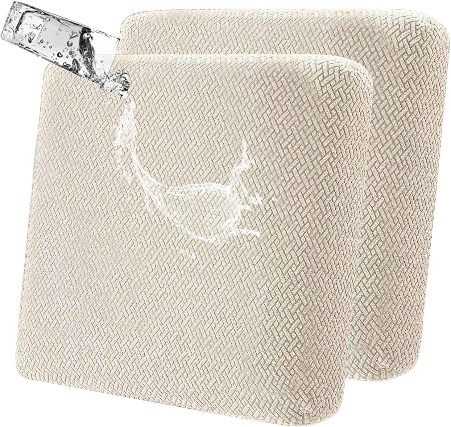 Outdoor Waterproof Couch Cushion Covers, Stretch Individual Patio Chair Cushion Outdoor Seat Cushion Pad Replacement Sofa Cushion Protector Sofa Slipcover