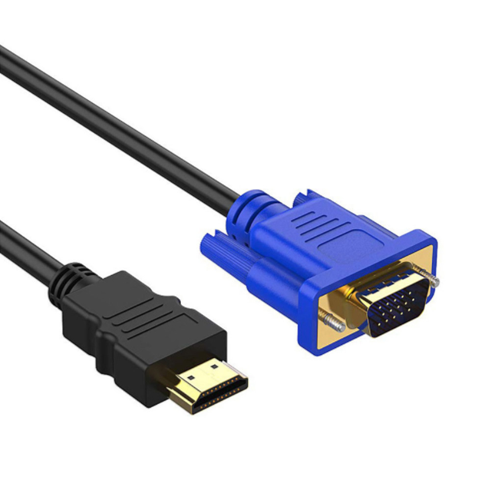 1.8m HDMI to VGA Cable - HD Video Adapter Cable with Audio Support — image 2