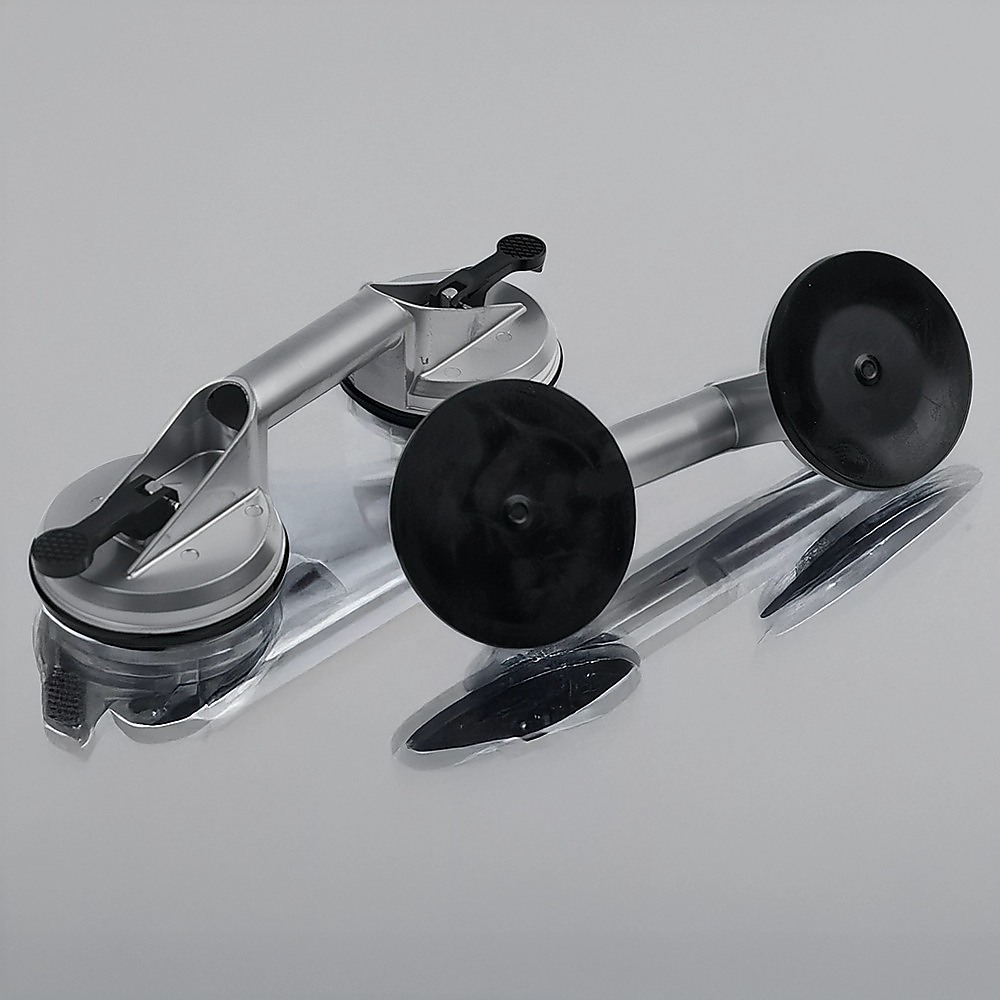 4 x Double Suction Glass Lifting Tool 70kg Vacuum Puller Lifter Aluminium โ image 5