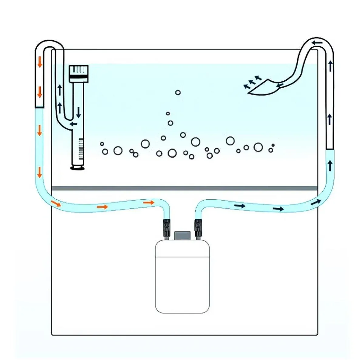 Aquarium Glass Inlet Outlet Pipe Fish Tank Filter Oil Film Remover Plant Holder - Speaker outlet-16mm โ image 6