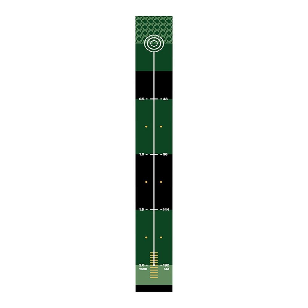 Golff Putting Practice Mat - Golff Putting Training Aid, Mastery Golff Putting Training Equipment for True Roll, Works with Real & Foam Balls, Portable Home/Office Training Mat