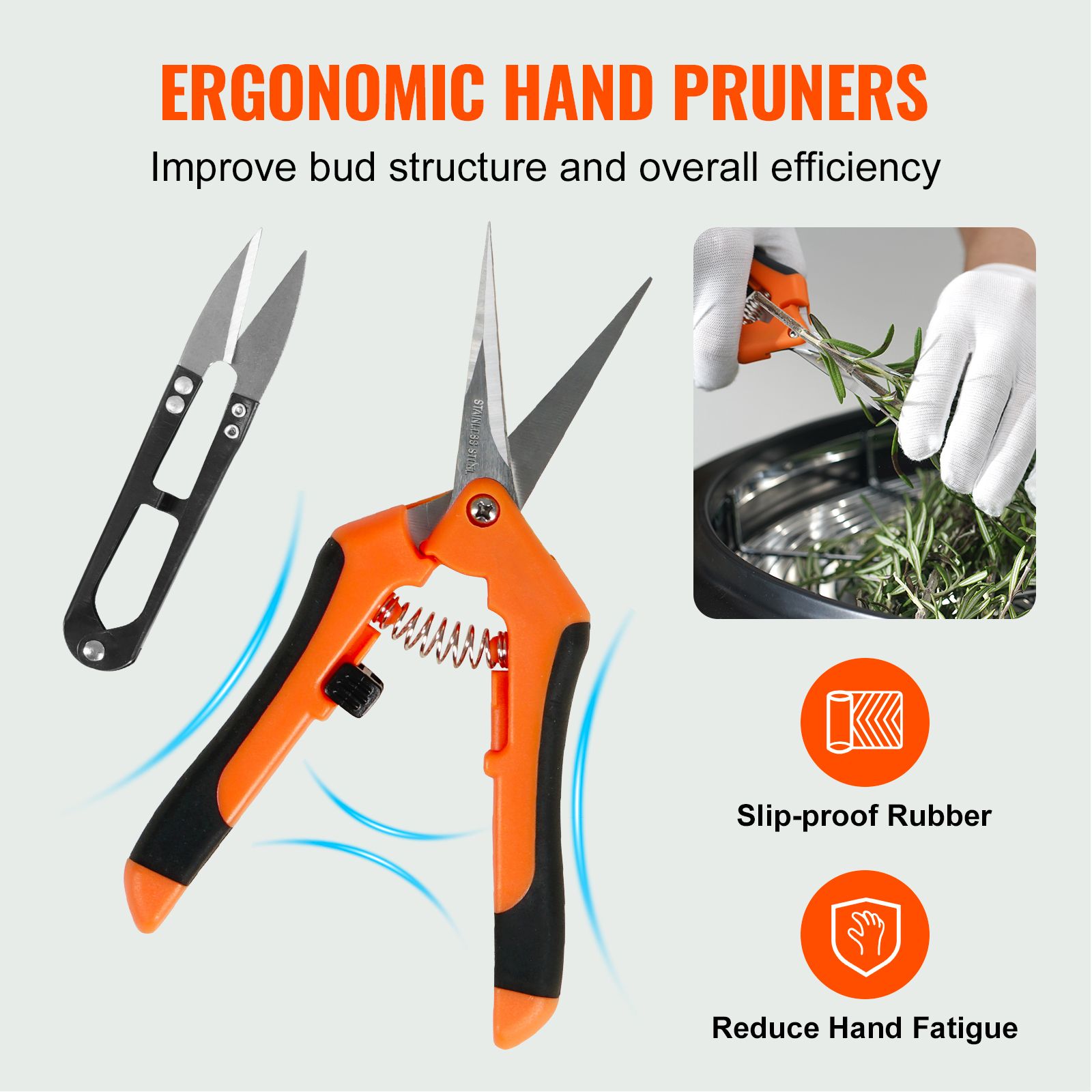 Leaf Bowl Trimmer, 24'' Trimmer Bowl, Manual Bud Trimmer with Stainless-Steel Blades for Twisted Spin Cut, Clear Visibility Dome and Hand Pruner Included, for โ image 6