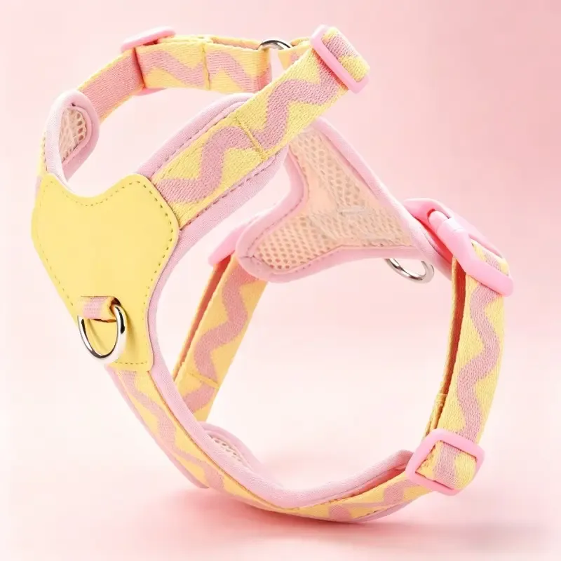 Y-Shaped Anti-Pull Pet Harness + Leash Set: Breathable Mesh, Adjustable, No Neck Choking, Suitable for Small to Medium-Sized Dogs and Cats, Makes Walking โ image 2