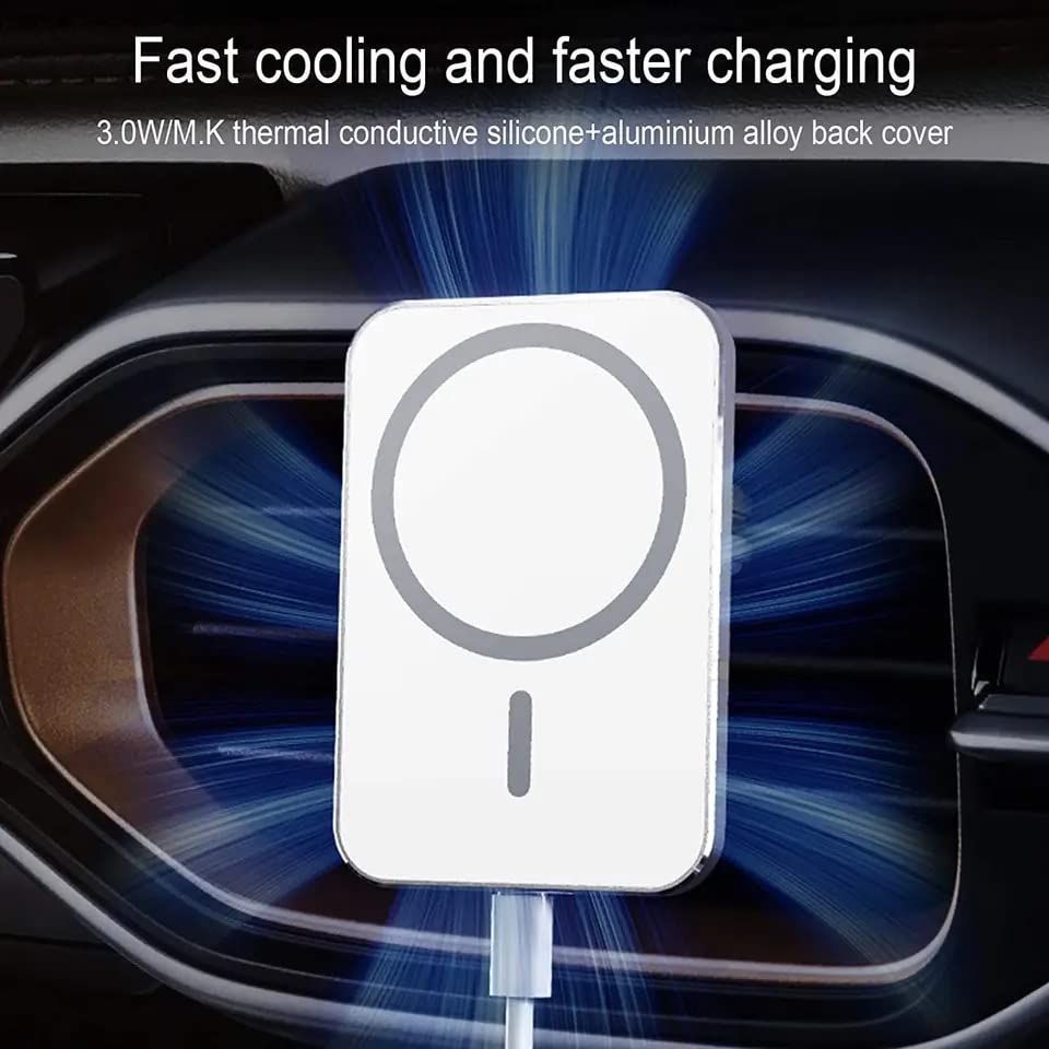 Magnetic Wireless Charger Car Air Vent Phone Holder Fast Charging Station,360°Adjustable Magnetic Air Vent Mount Compatibl — image 2