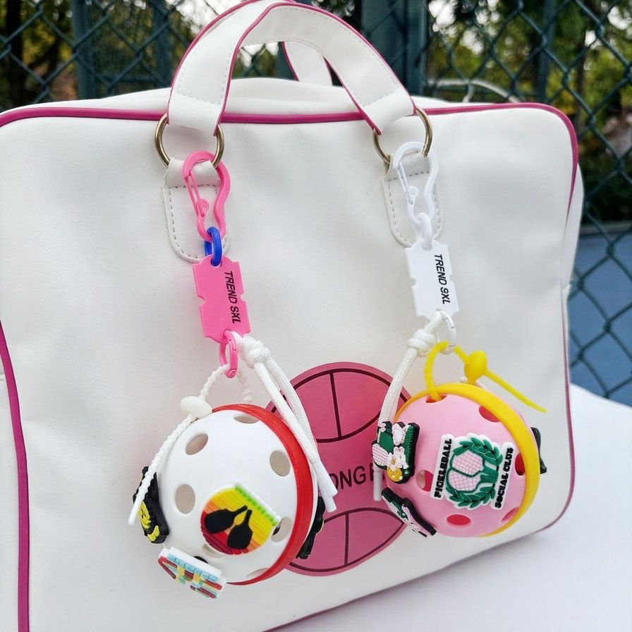 Style B 1PC Pickleball Bag Charm Gift, Sports Bag Hanging Ornament, Pickleball Accessory Decoration for Sports Lovers โ image 2