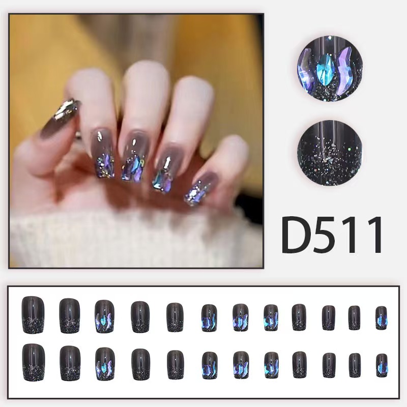12 boxes / 288 pieces, cool spicy simple French sparkling diamond line sweet style hot-selling wearable jewelry set — image 5