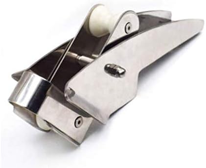 AISI 316 Stainless Steel Hinged Self-Launching Bow Anchor Roller with pivoting Dual-Roller 16.5'' for Marine Yacht Docking Accessories — image 4