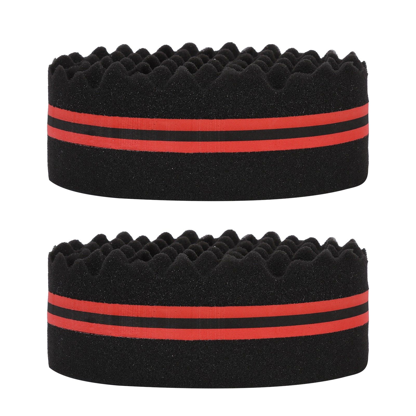 2PCS Double Sided Hair Curl Sponge 22 Hole Wavy Hair Sponge Brush Styling Tools for Home Salon โ image 2