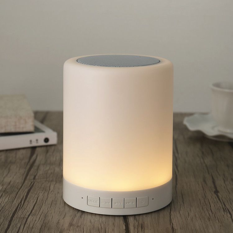 Night Light Bluetooth Speaker Wireless Portable Smart Touch Control Bedside Table Lamp with Colorful Led โ image 5