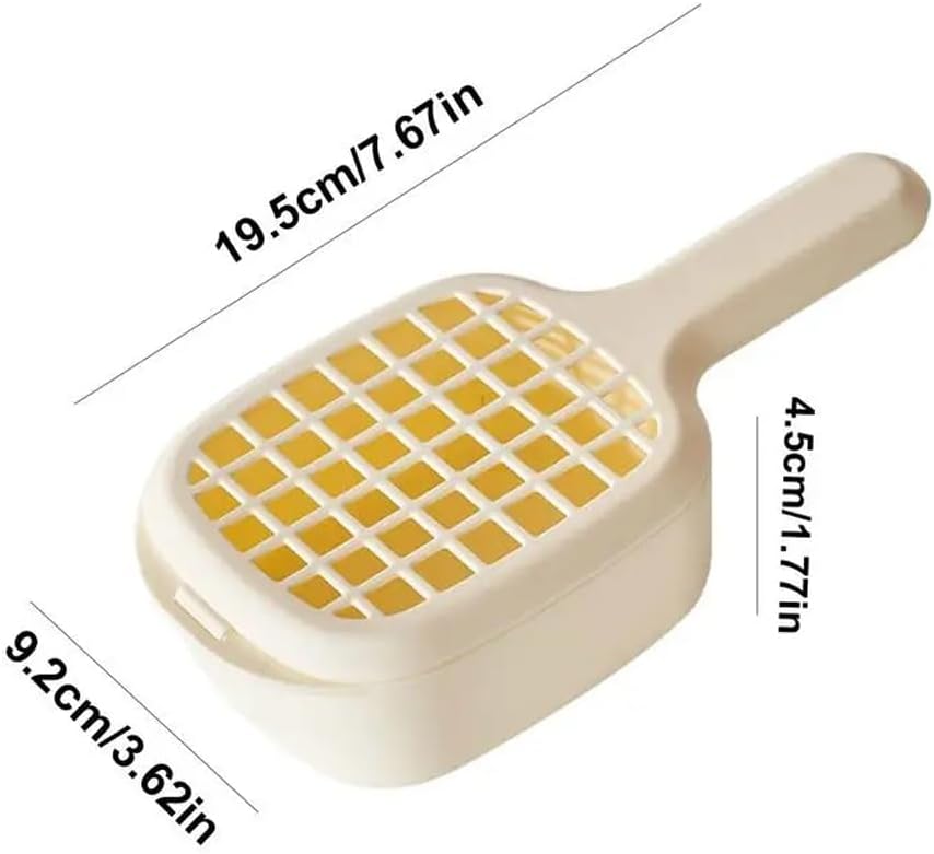 2-in-1 Sink Strainer Colander 2-in-1 Sink & Strainer Handy Shake and Drain System for Vegetables Fruit & Salad Large Capacity Yellow β image 5