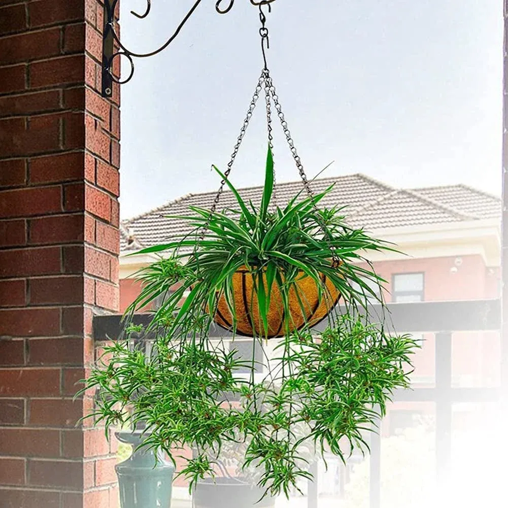 Swivel Plant Hanger Hooks, Heavy Duty Swivel Hooks for Hanging Plants, Indoor Outdoor Garden Use, Black 4 Pack โ image 4