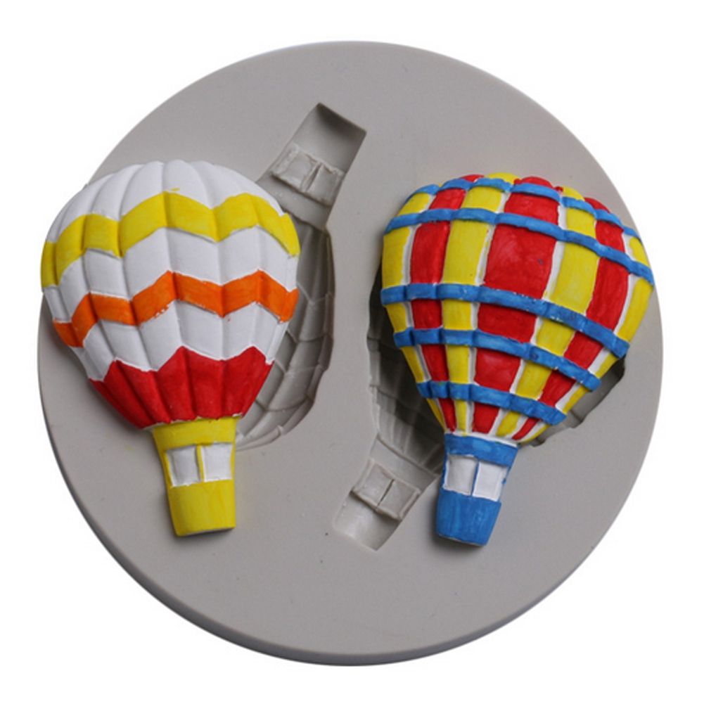 Hot Air Balloon Pattern Fondant Cake Decorative Baking Silicone DIY Mold (50-615) — image 3