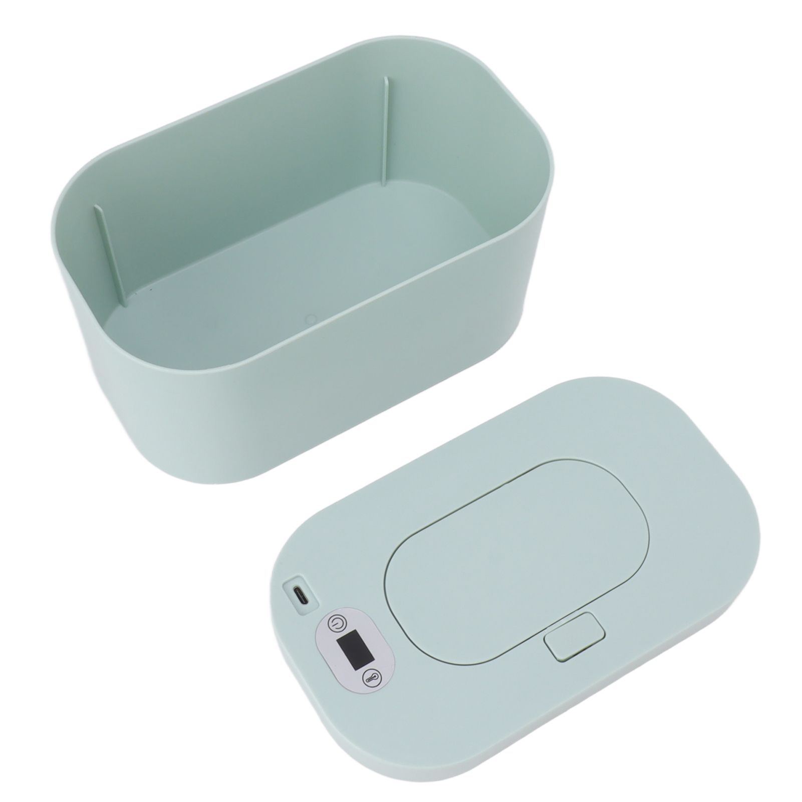 Baby Wipe Warmer USB Constant Temperature Portable Wipe Heater Temperature Adjustment Warm Keeper Dispenser 5V Green — image 4
