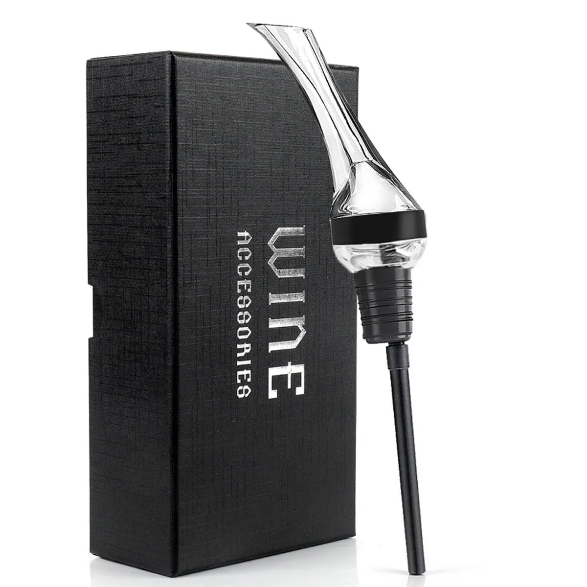 Wine Aerator Pourer with Gift Box Fast Red Wine Air Infusion Single or Three Piece Set - Long Stem Aerator