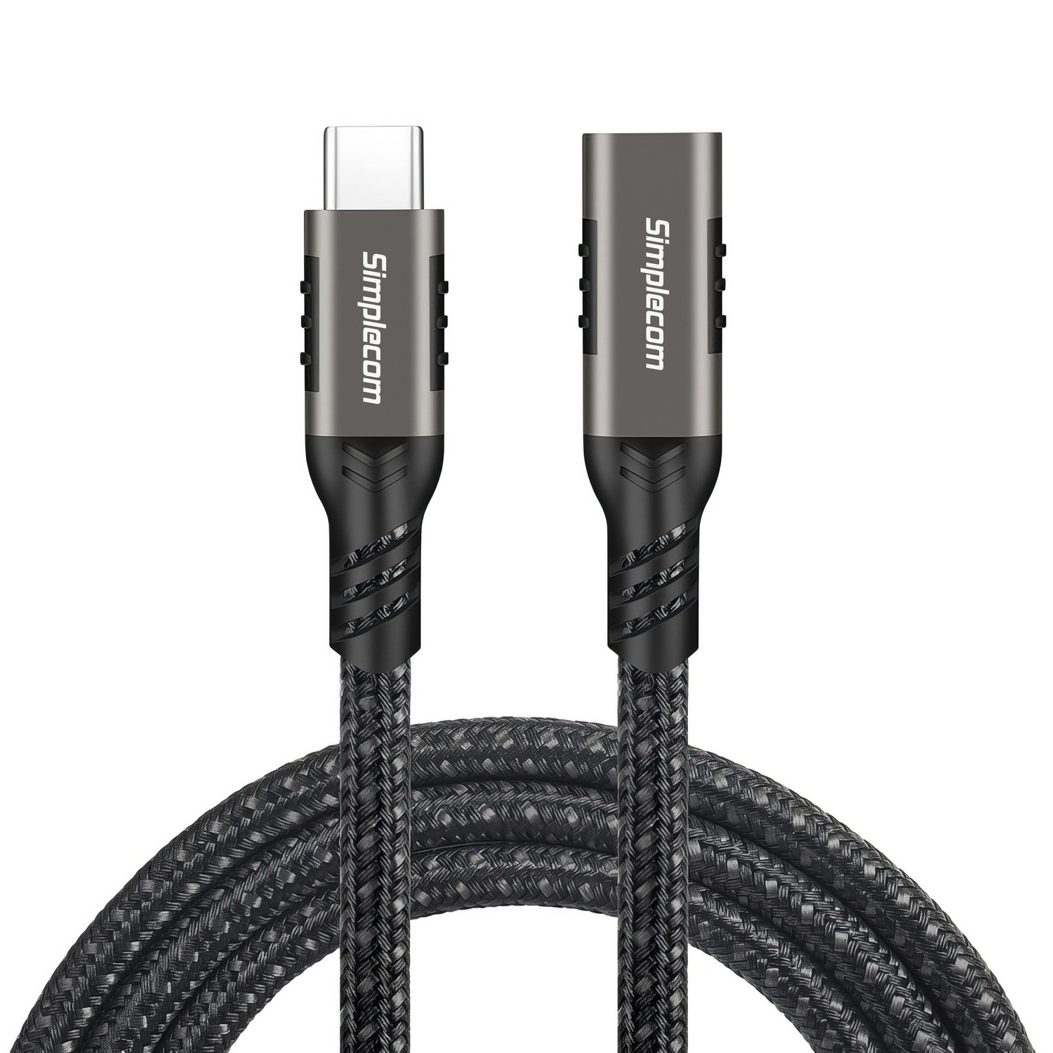 Simplecom CAU610 USB-C Male to Female Extension Cable USB 3.2 Gen2 PD 100W 20Gbps 1M โ image 2