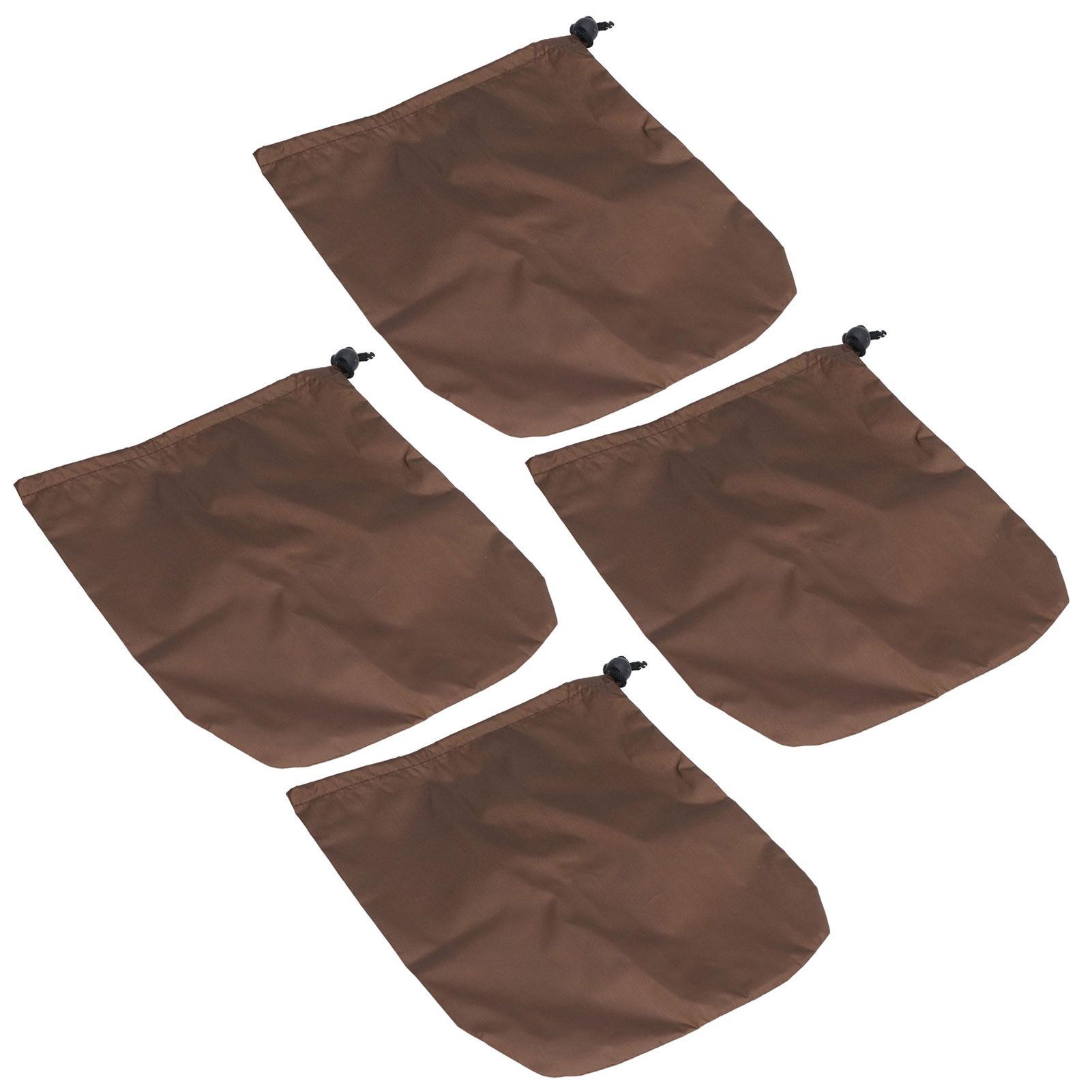 4PCS Car Rearview Mirror Protective Cover 190T Polyester Taffeta Faucet Frost Guard CoverBrown โ image 4