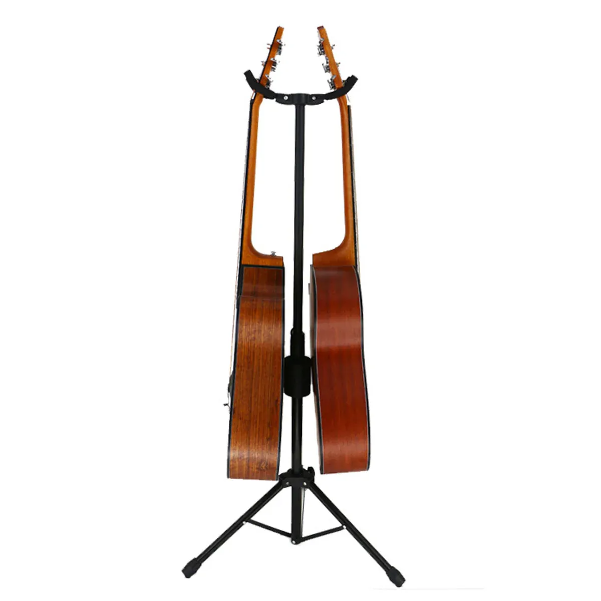Retro Special Double Head Guitar Rack Wooden Guzheng Stool Floor Portable Type β image 4