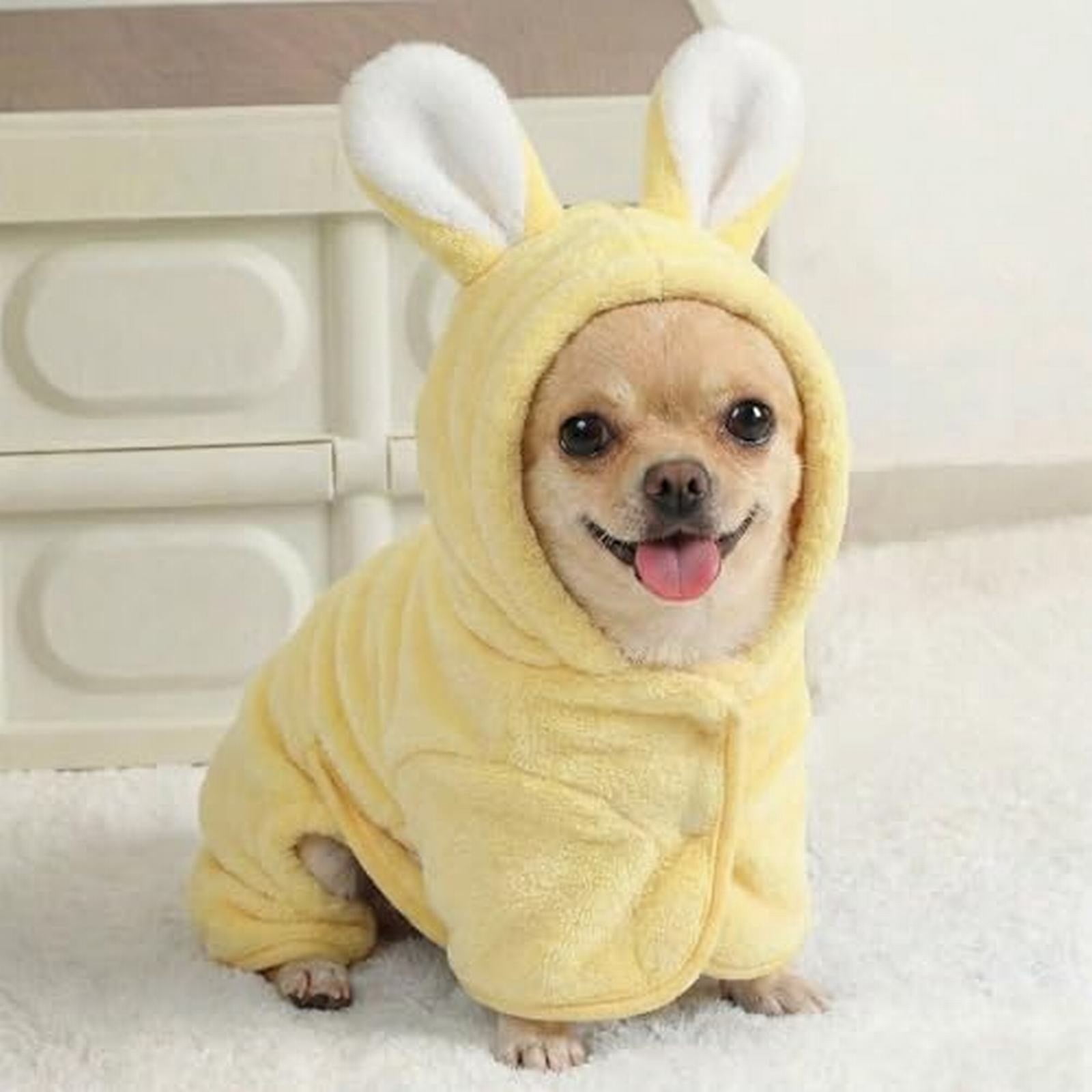2026 New Puppy Bathrobe with Hood, Dog Bathrobe Absorbent Towel for Small Dogs Fast Drying Dog Robe Coat with Hood Puppy Towel Wrap Pet Grooming After Shower โ image 5