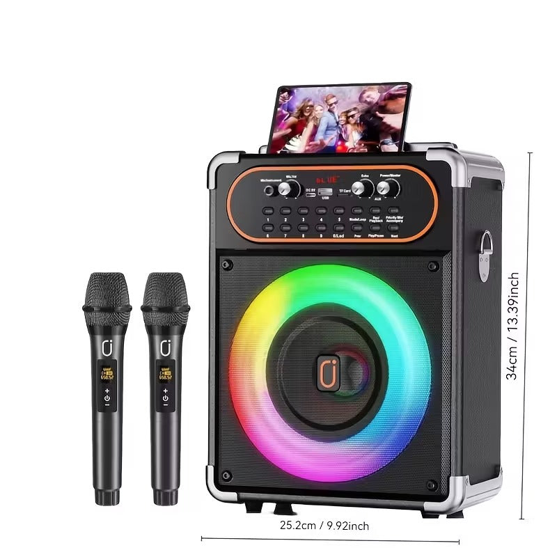 Wireless Karaoke Machine with Dual Microphones โ image 2