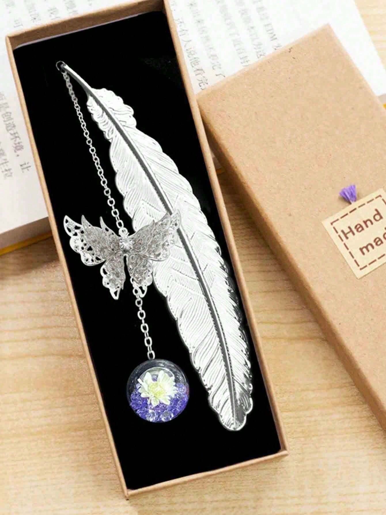 1pc Butterfly Bookmark Elegant Reading Accessories For Book Lovers Writers Readers Ideal Birthdays Graduations Valentine s Day Mother s Day Gift — image 2