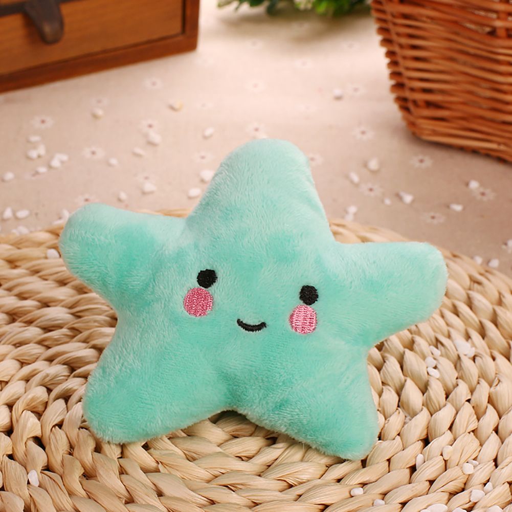 Pet Dog Chew Toy Plush Star Shaped Soft Cute Dog Cat Chew Puppy Toys — image 3