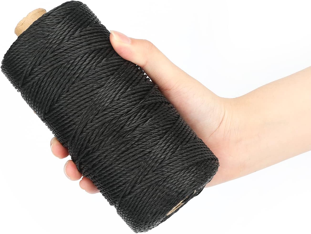 426 Feet Black Nylon Twine #36 Mason Nylon String Line, Gardening Nylon String, Durable Twisted Construction String Building Line for Climbing Plants — image 4