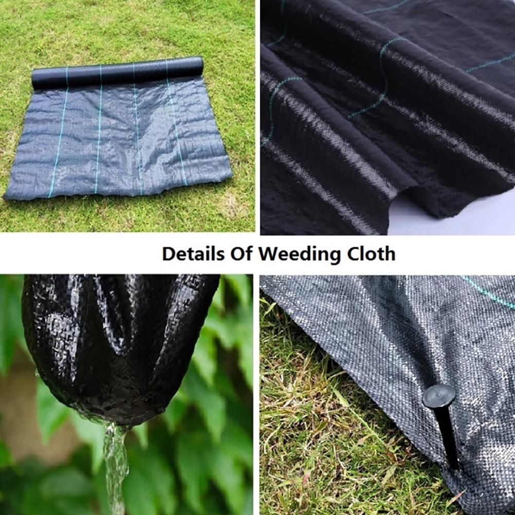 Weed Barrier Landscape Fabric Heavy Duty Ground Cover Weed Cloth Durable Driveway Cover Outdoor Weed Mat โ image 4
