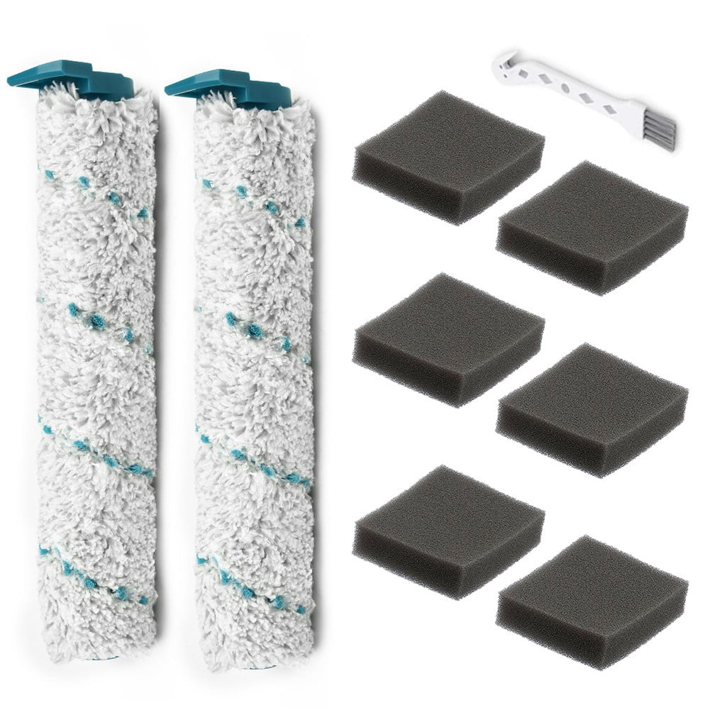 For Aqua PowerVac Accessory Kit Tailored for Leifheit Battery Wiper Regulus Comes with Dual Roller Brushes and Multiple Filters