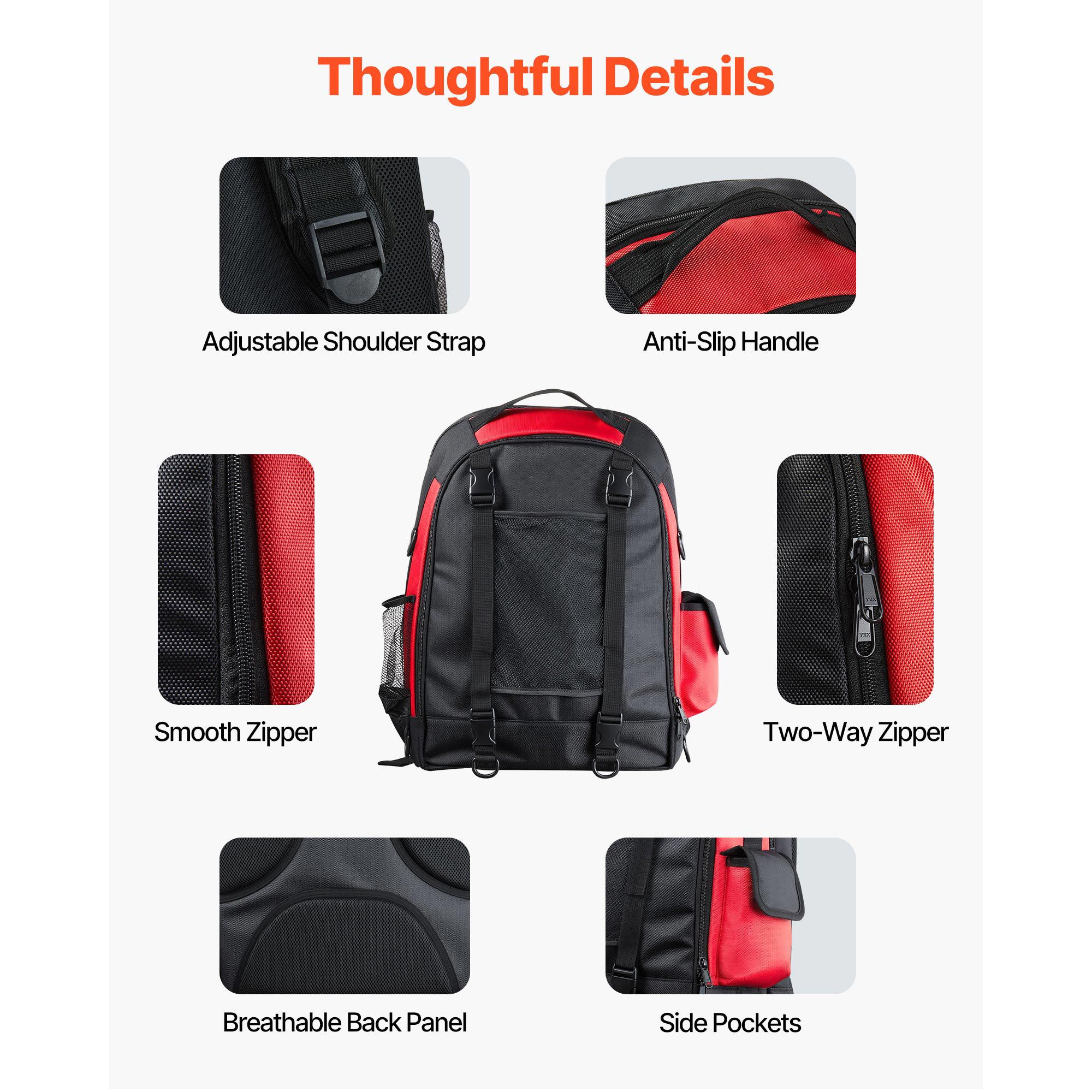 25.2L Welding Backpack 1680D Polyester Welder Backpack for Tool and Helmet — image 5