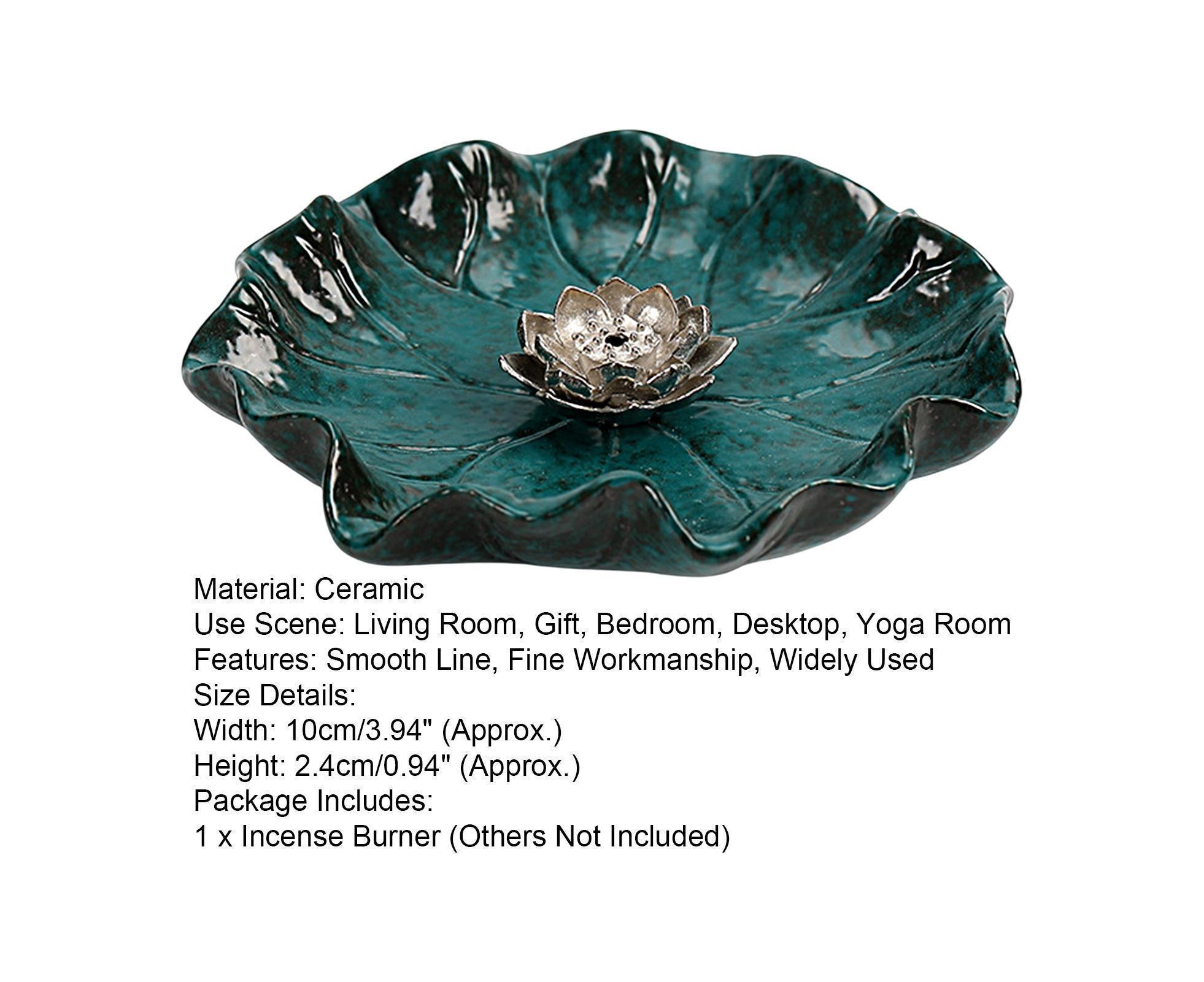 Lotus Leaf Mini Incense Holder for Teahouse-L — image 6