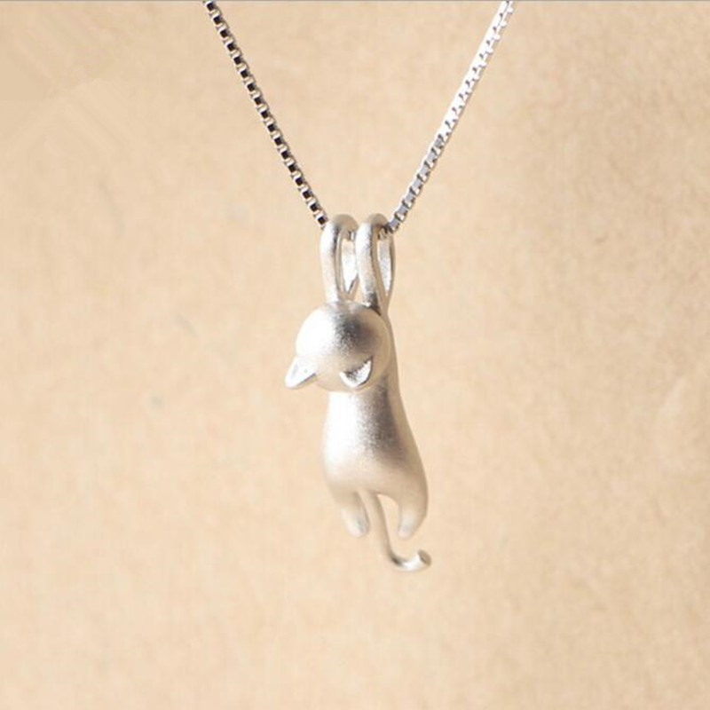 Cat Necklace Sterling Silver Jewelry for Women and Girls โ image 4