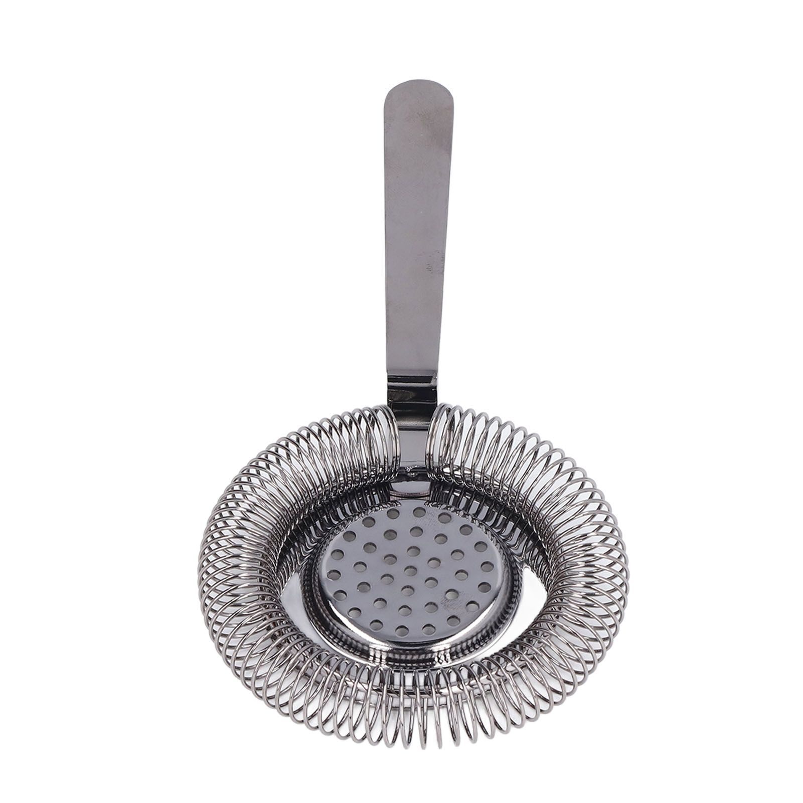 Bar Strainer Fine Filtering Professional Stainless Steel Cocktail Strainer for Bartending Restaurant Party Black Plated โ image 3