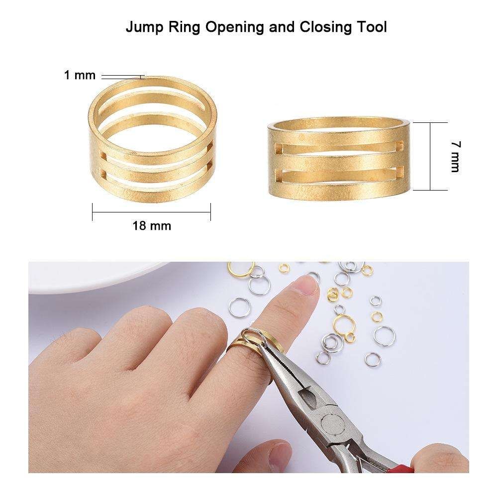 Jewelry Making Kit with Pliers, Wire and Rings - DIY Silver Gold Craft Supplies โ image 4