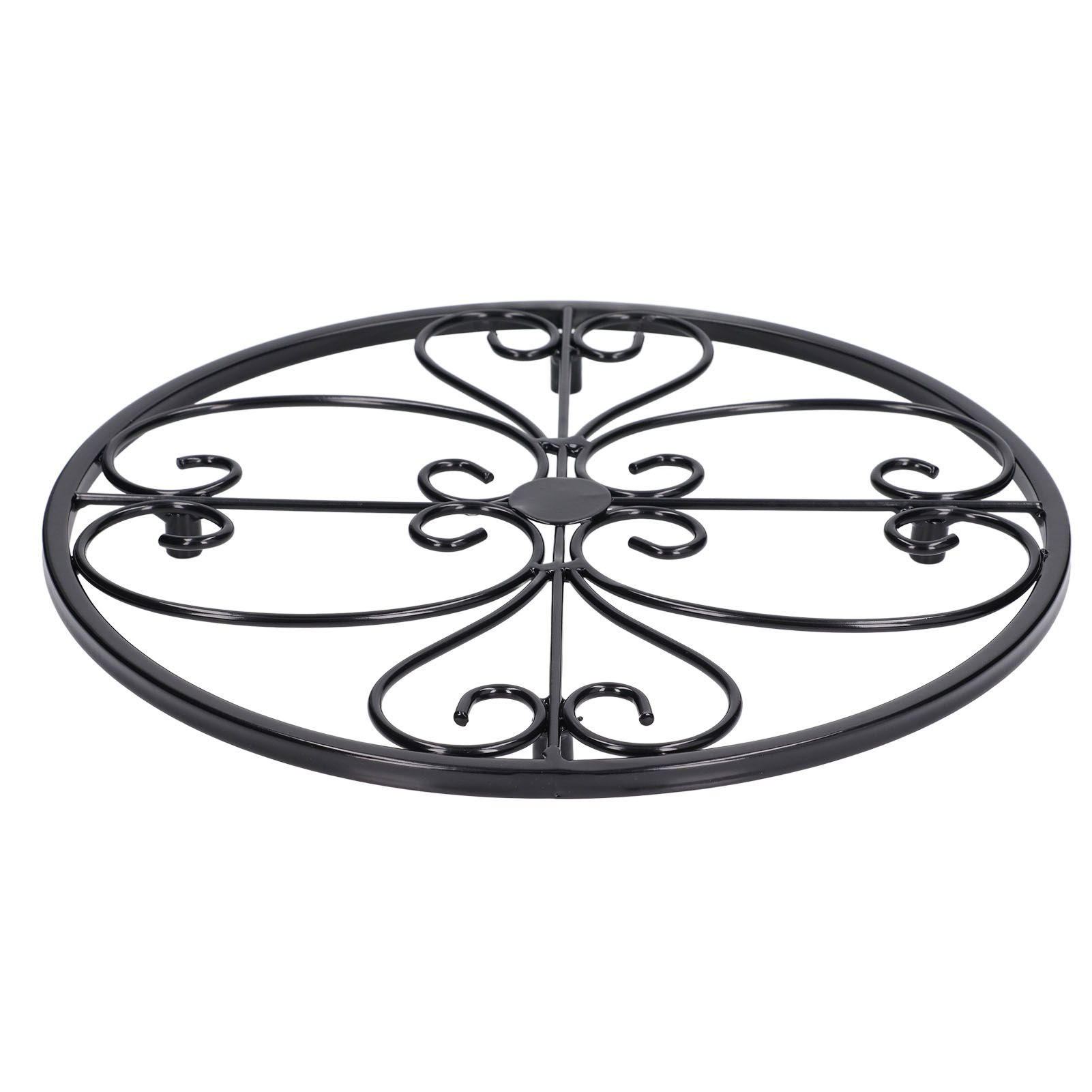 Flower Stand Elegant Style Unique Standable Design Durable Stable Easy Movable Plant Shelf for Garden Home — image 6