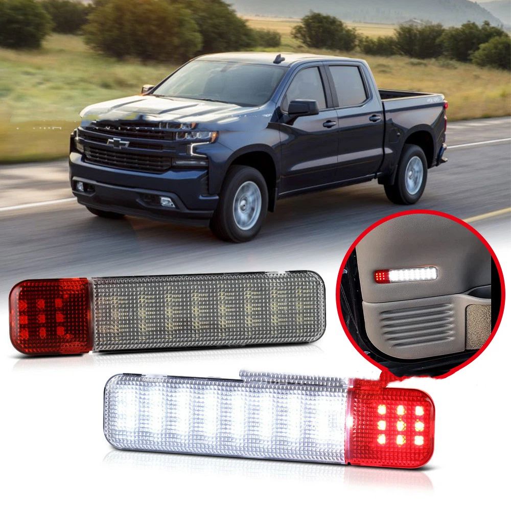 LED Interior Door Light Door Panel Courtesy Warning Light Lamp Assembly Compatible with 1999-2006 2pcs โ image 2