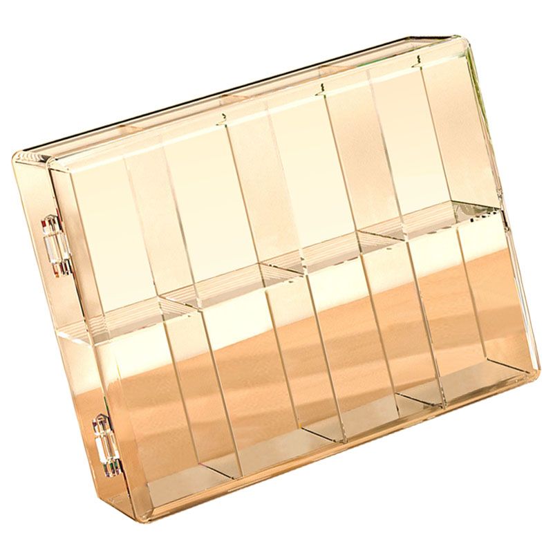 8 Grid Cartoon Anime Figure Display Storage Box 8 Compartment Transparent Anime Figure Display Case for Home — image 4