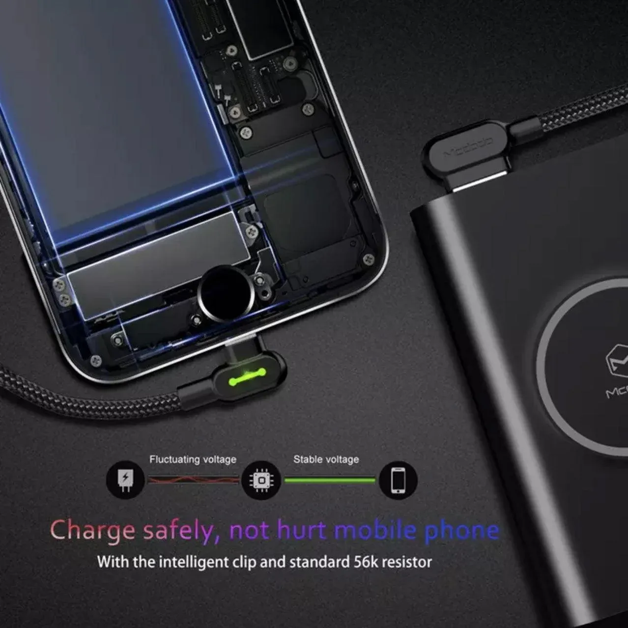 Mcdodo Fast Usb Cable Heavy Duty Charging Syn Charger Type-C 90 Degree Angle - 3m — image 5