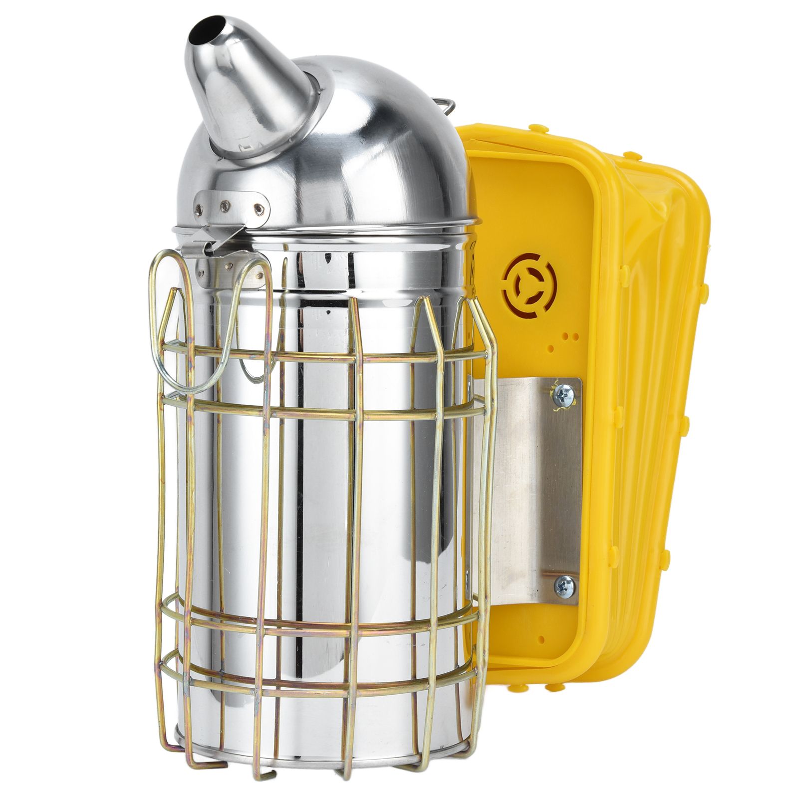Pointed Beehive Smoker with Heat Protection Board Stainless Steel Bee Smoker for Bee House — image 4
